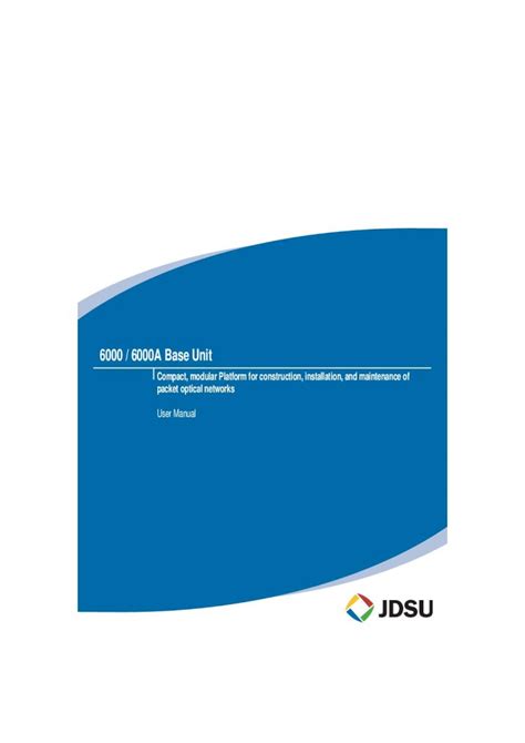 jdsu mts 6000 manual Doc