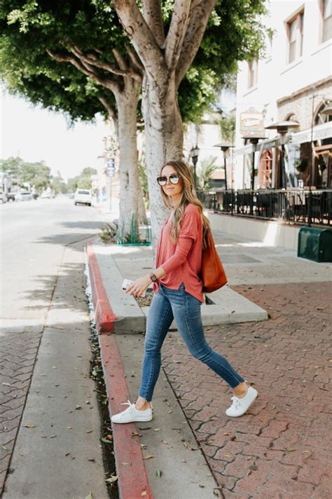 jeans and tennis shoes