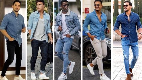 jeans for denim shirt