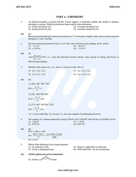 jee main question paper 1 2013 Doc