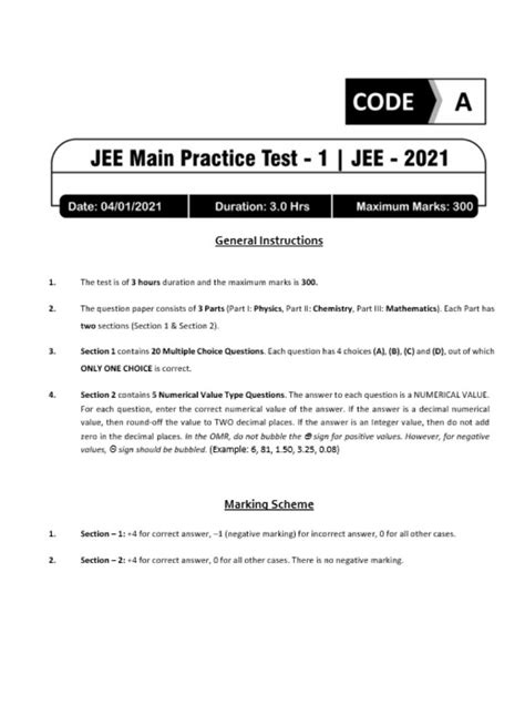 jee main test papers Kindle Editon