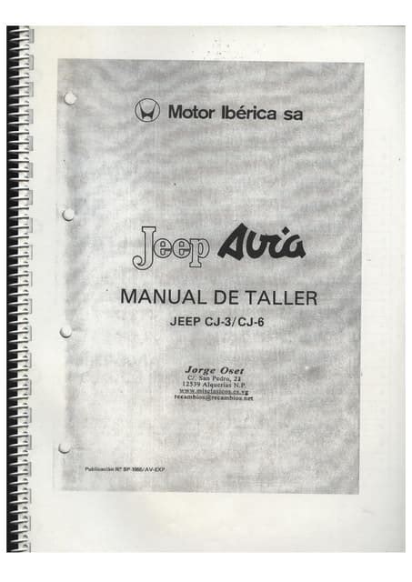 jeep cj3 manual pdf Reader