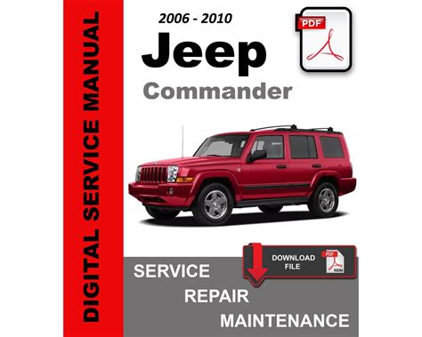 jeep commander maintenance schedule PDF