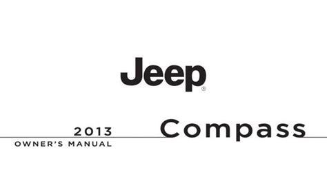 jeep compass owners manual 2013 PDF