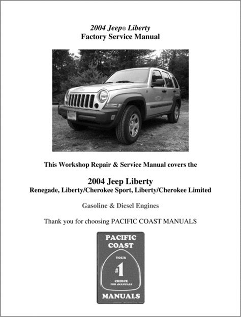 jeep liberty 2004 manual book PDF