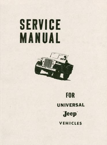 jeep manual service cj3b Doc