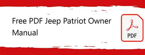 jeep patriot aftermarket parts user manual Reader