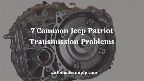 jeep patriot manual transmission noise Kindle Editon