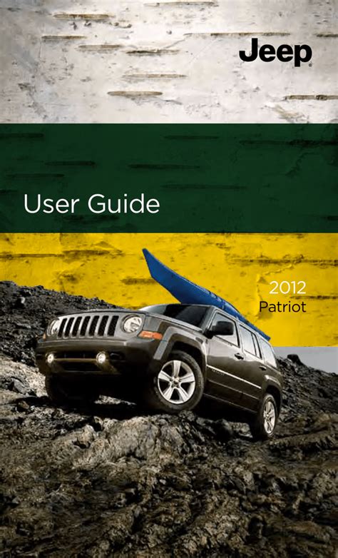 jeep patriot user manual Reader