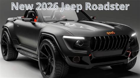 jeep roadster 2026