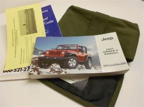 jeep wrangler 2007 for user guide Reader