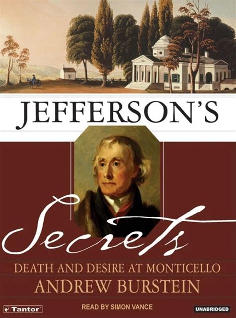 jeffersons secrets death and desire at monticello PDF