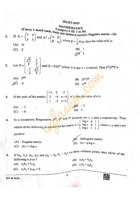 jelet sample question paper Epub