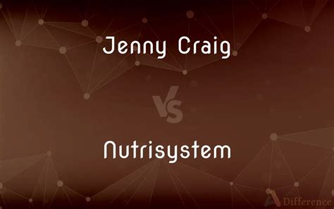 jenny craig vs nutrisystem