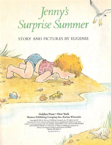 jennys surprise summer story and pictures a little golden book PDF