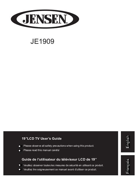 jensen je1909 user guide Kindle Editon