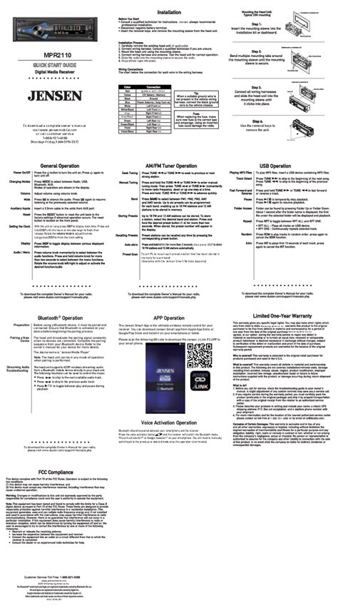 jensen q2449j user guide Kindle Editon