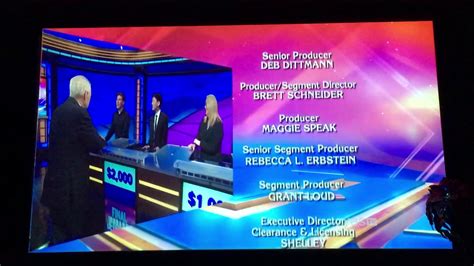 jeopardy end credits