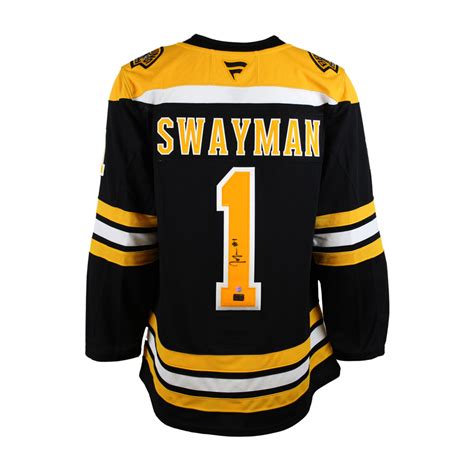 jeremy swayman jersey