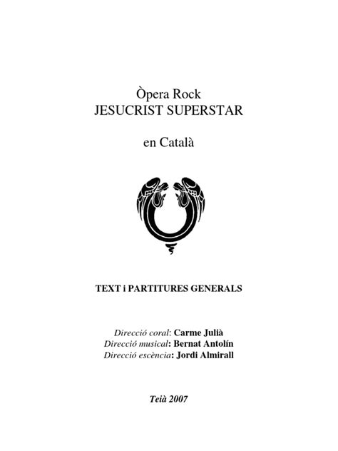 jesus christ superstar full orchestral score PDF