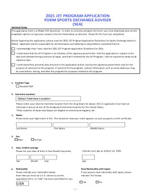 jet program required documents Doc