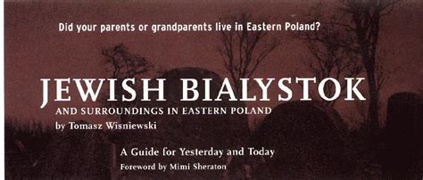 jewish bialystok and surroundings in eastern poland PDF