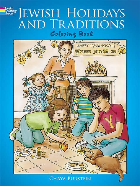 jewish holidays and traditions coloring book dover holiday coloring book Epub