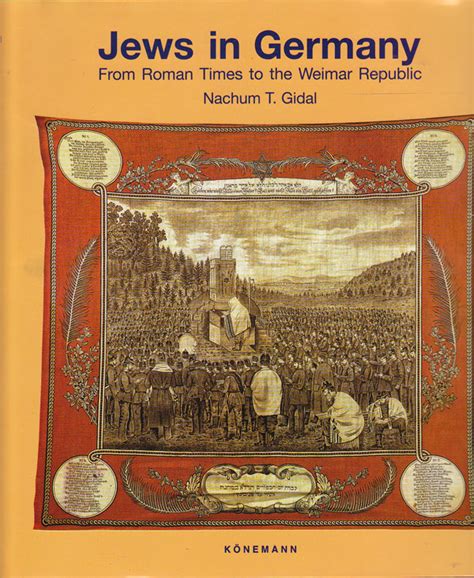 jews in germany from roman times to the weimar republic PDF