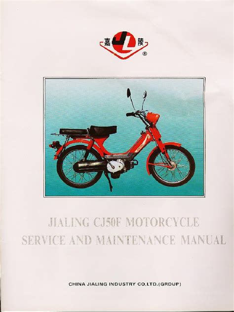 jialing cj50f service manual user guide PDF