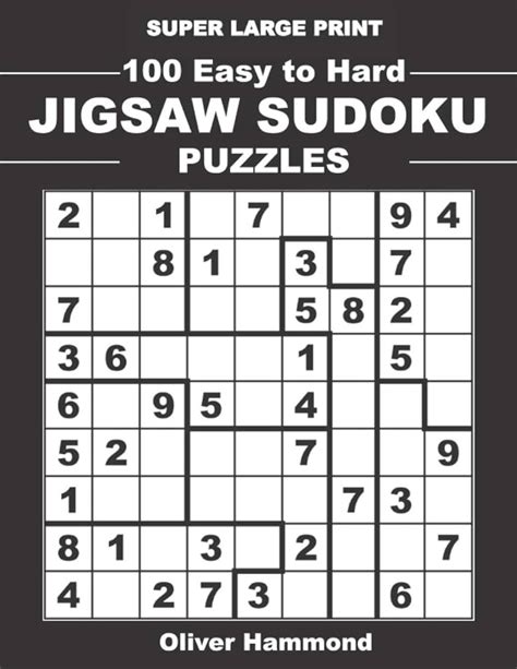 jigsaw sudoku 100 puzzles from easy to expert Kindle Editon