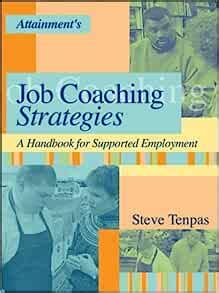 job coaching strategies a handbook for supported employment PDF