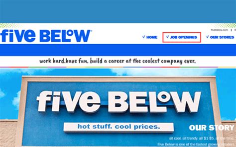 jobs at five below