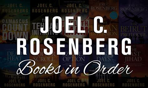 joel rosenberg books in order