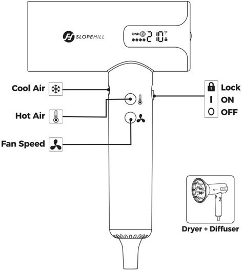 john bailey 2000w ionic ceramic hairdryer user guide PDF