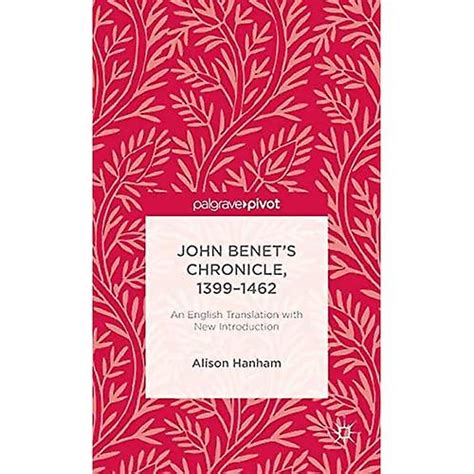 john benets chronicle 1399 1462 introduction PDF
