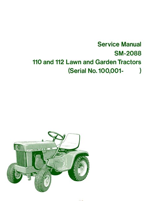 john deere 110 manual Kindle Editon