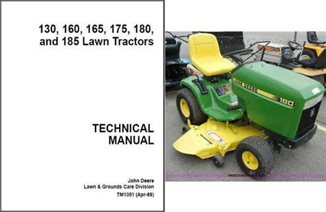 john deere 165 hydro owners manual PDF