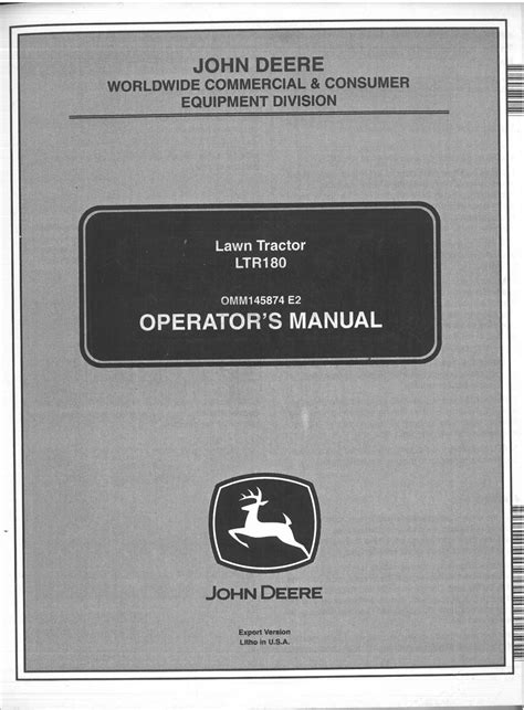 john deere 180 manual pdf Kindle Editon
