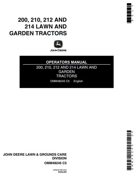 john deere 214 owners manual pdf pdf PDF