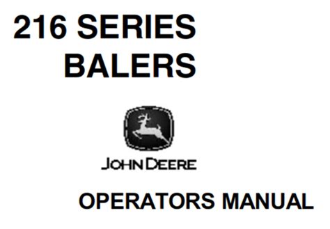 john deere 216 manual pdf Doc