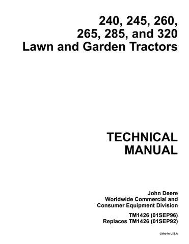 john deere 285 service manual 2007 Epub