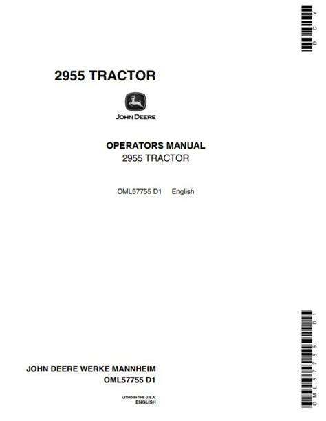 john deere 2955 manual Epub