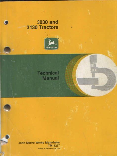john deere 3130 workshop manual pdf Epub