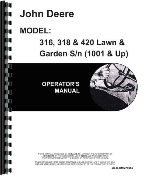 john deere 318 owners manual Epub