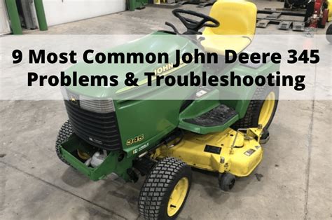 john deere 345 lawn tractor troubleshooting Doc