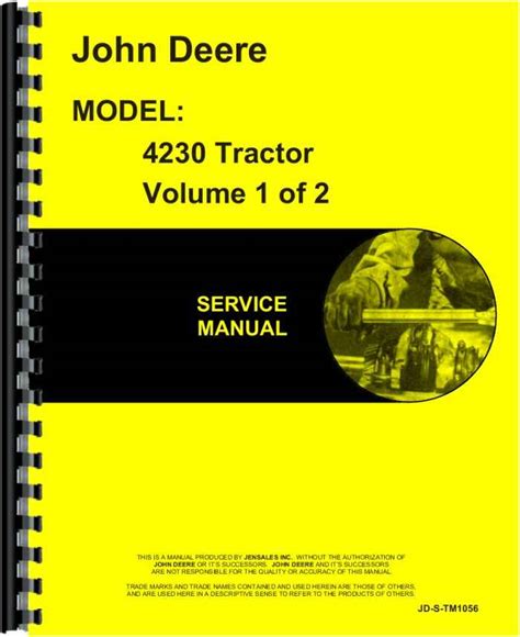 john deere 4230 service manual Reader