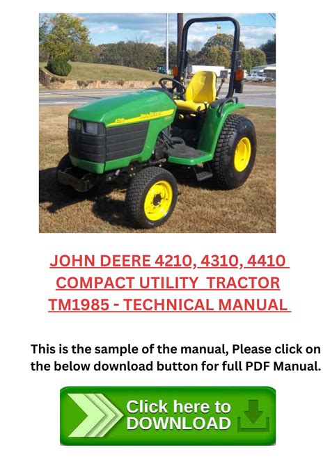 john deere 4410 owners manual pdf Epub