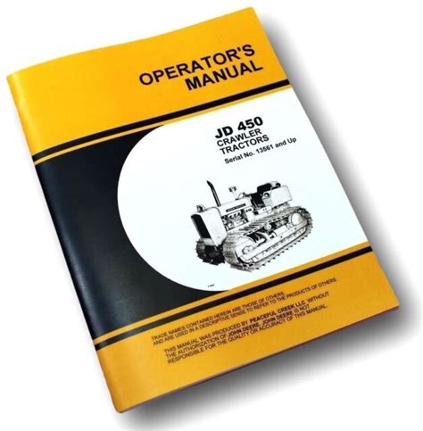 john deere 450 dozer service manual PDF