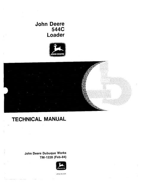 john deere 544c loader manual pdf PDF