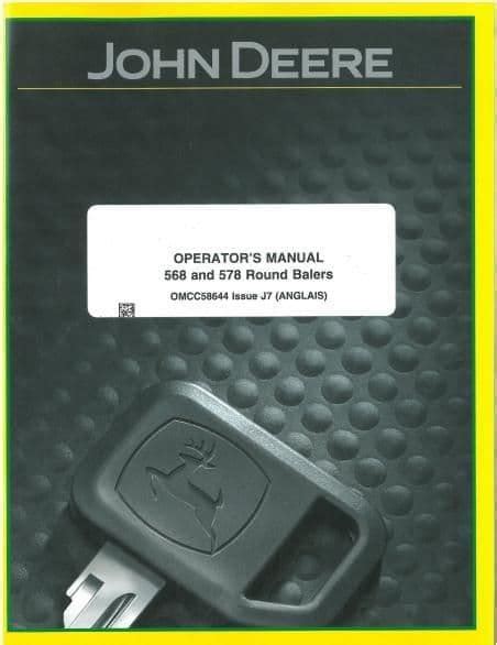 john deere 568 operators manual PDF